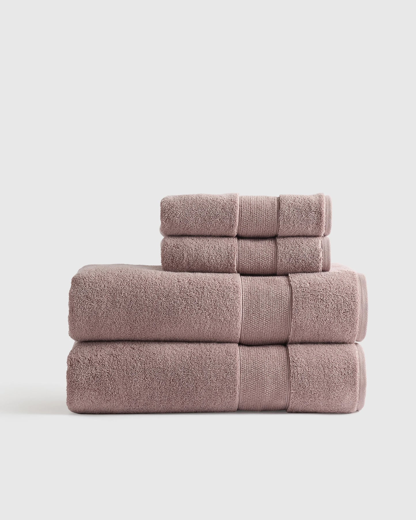 Classic Organic Turkish Cotton Bath Sheet Bundle (4 pieces) - One Size / White