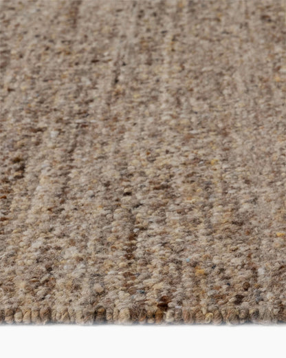 Liam Handwoven Wool Boucle Rug - 5' x 8' / Brown