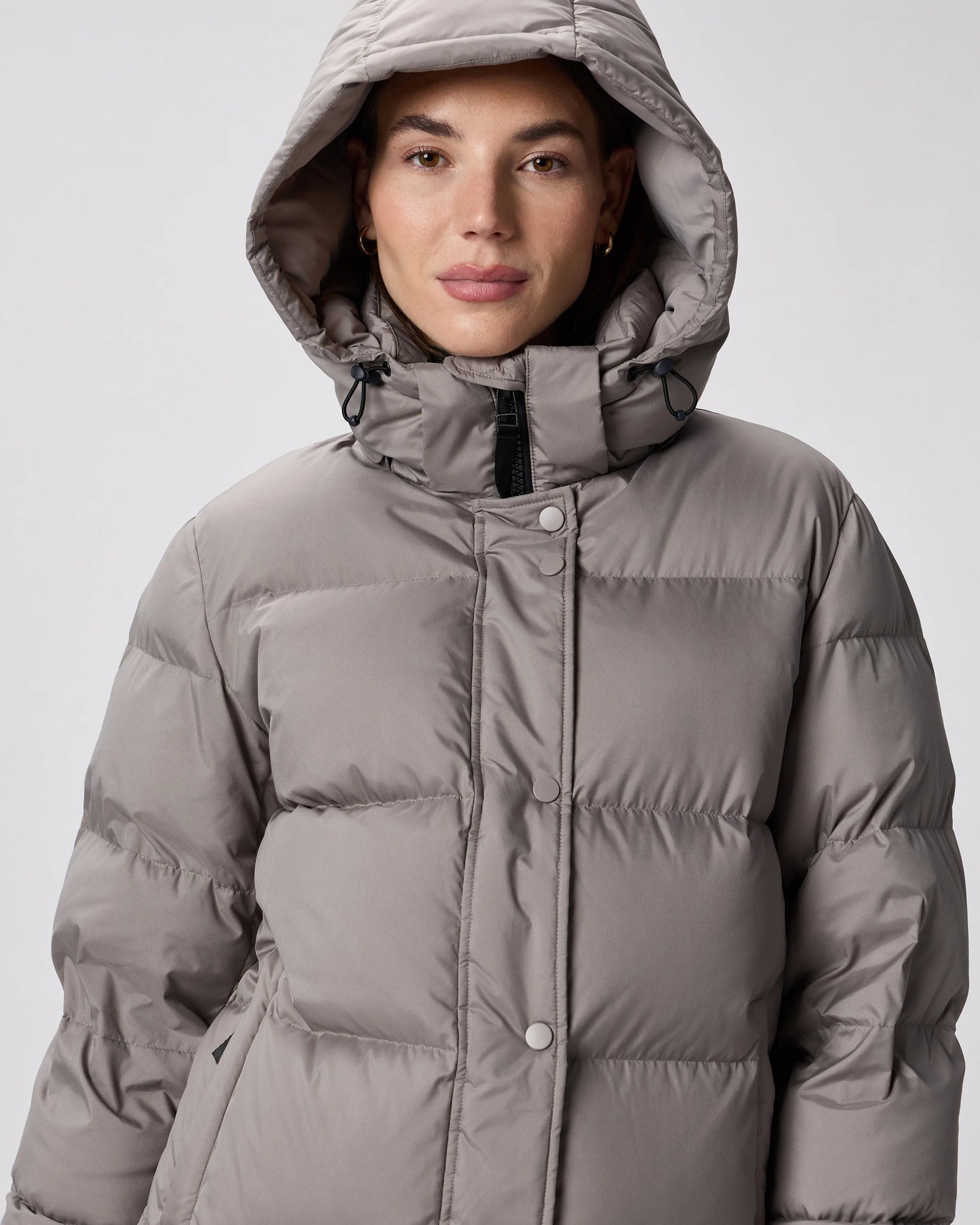 Responsible Down Long Puffer Jacket - XS / Black