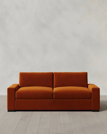 Stillman Sleeper Sofa in Performance Velvet - Queen / Java