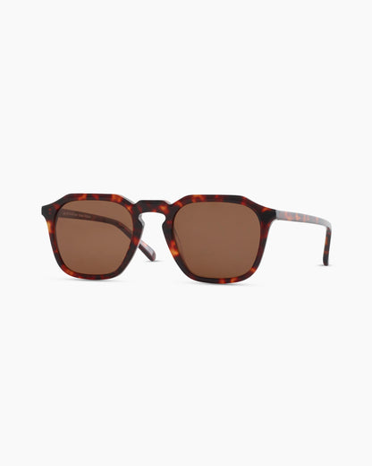 Jude Polarized Acetate Sunglasses - One Size / Black with Green lens