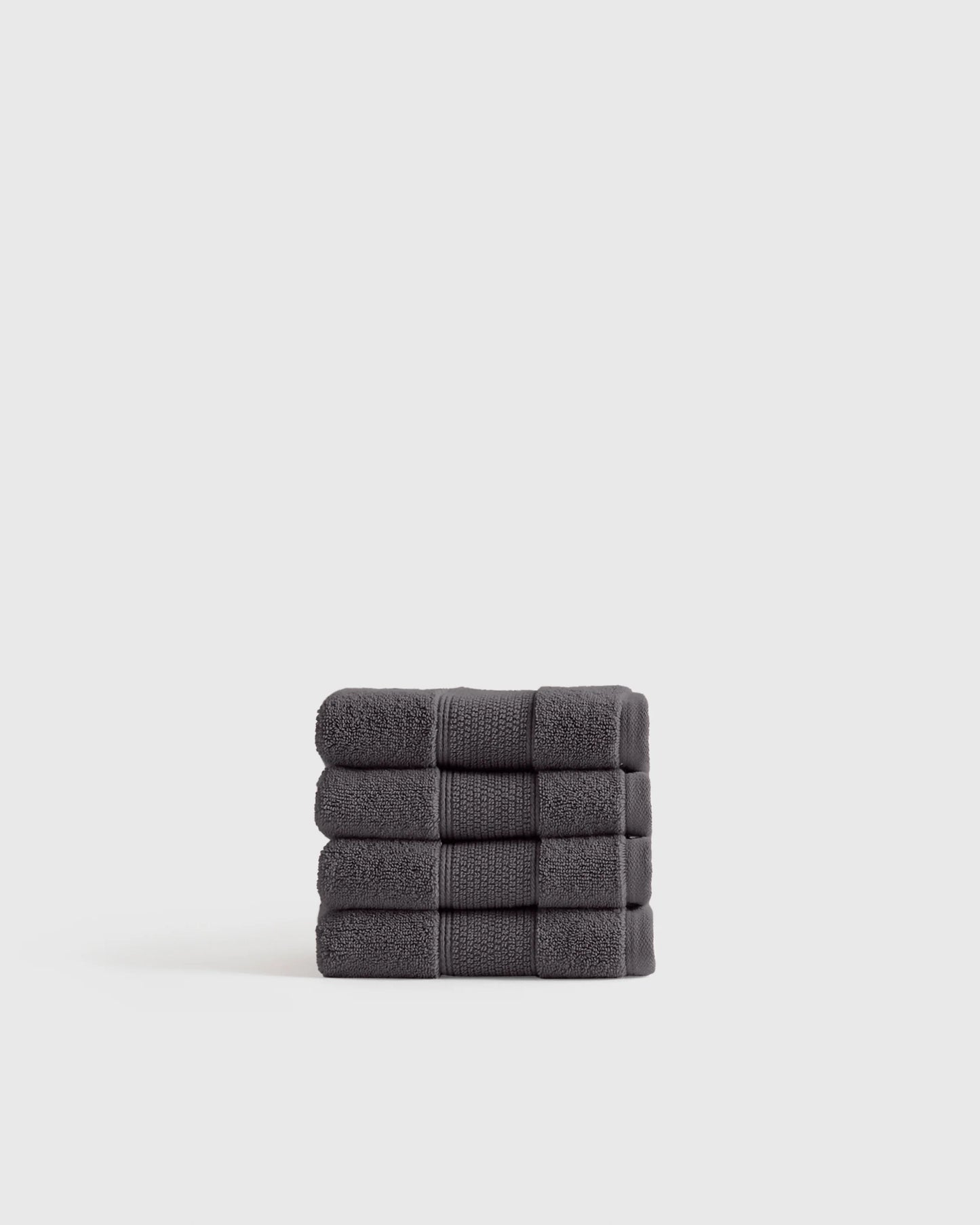 Classic Organic Turkish Cotton Washcloth (Set of 4) - One Size / White