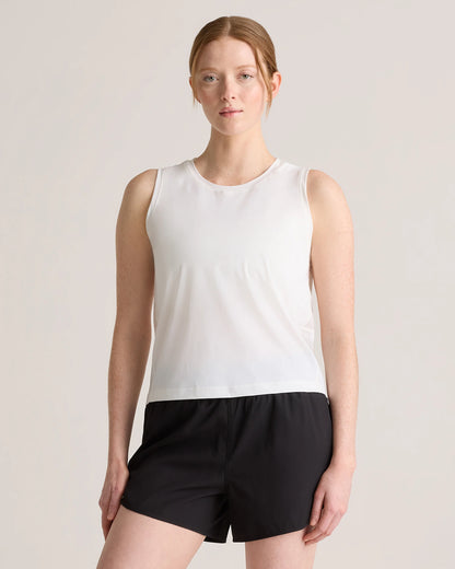 Essential Run Cropped Muscle Tank - XS / Deep Navy