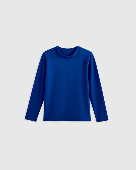 Long Sleeve Rash Guard - 3T / Deep Blue