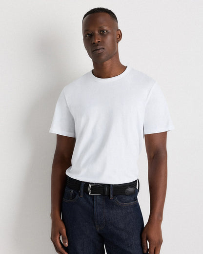James Woven Stretch Belt - 30 / Black