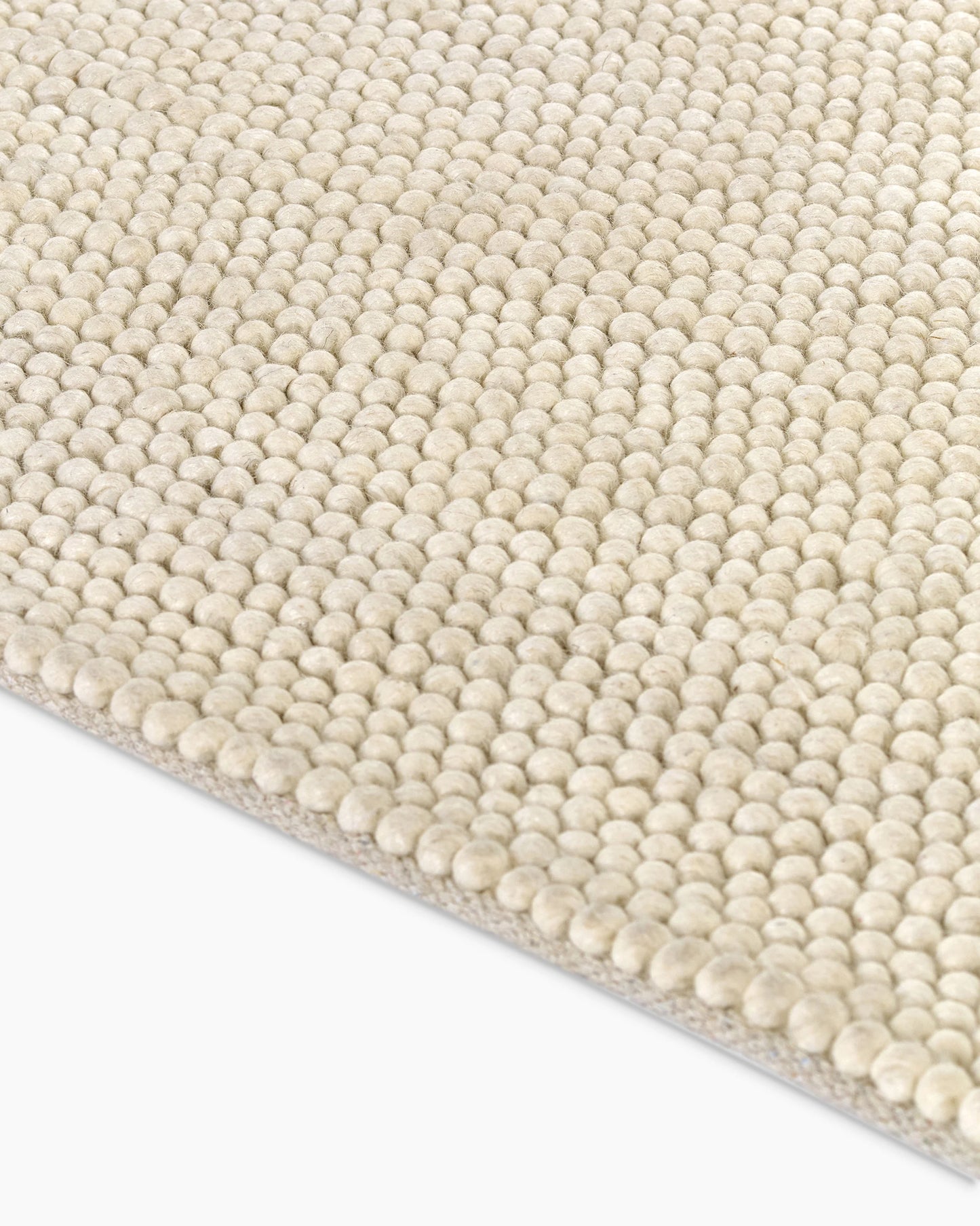 Tribeca Handwoven Wool Rug - 3' x 5' / Cream