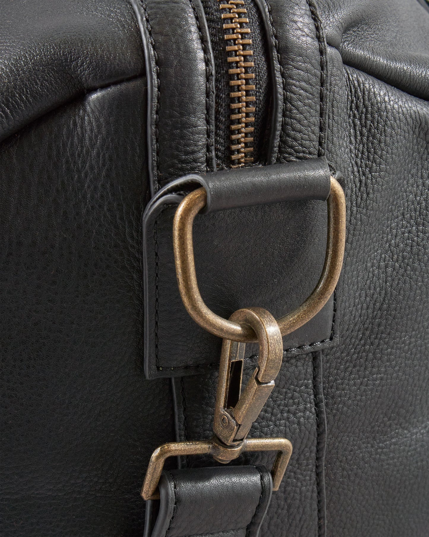 Nappa Leather Duffle Bag - One Size / Dark Brown
