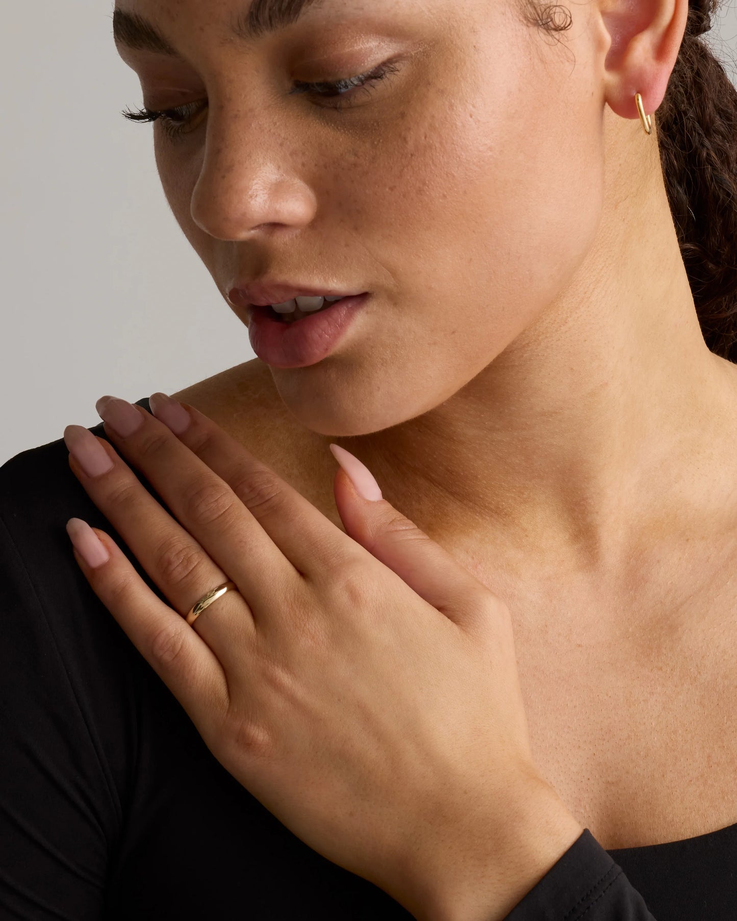 Low Dome Band - 3mm - 4 / Yellow Gold