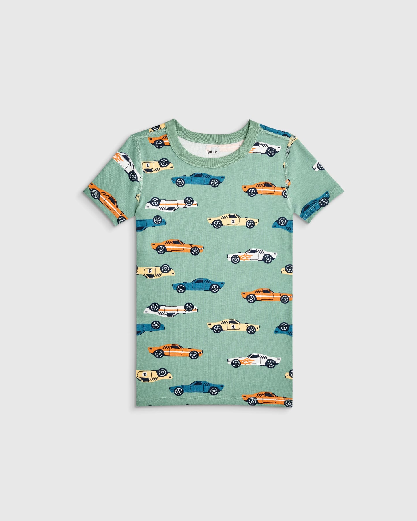 100% Organic Cotton Short Sleeve and Pant Pajama Set - 6 / Planets