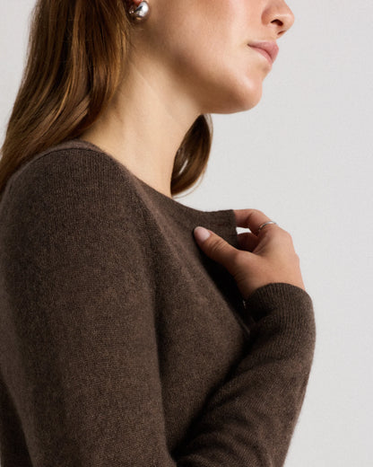 Mongolian Cashmere Cardigan Sweater - XS / Black