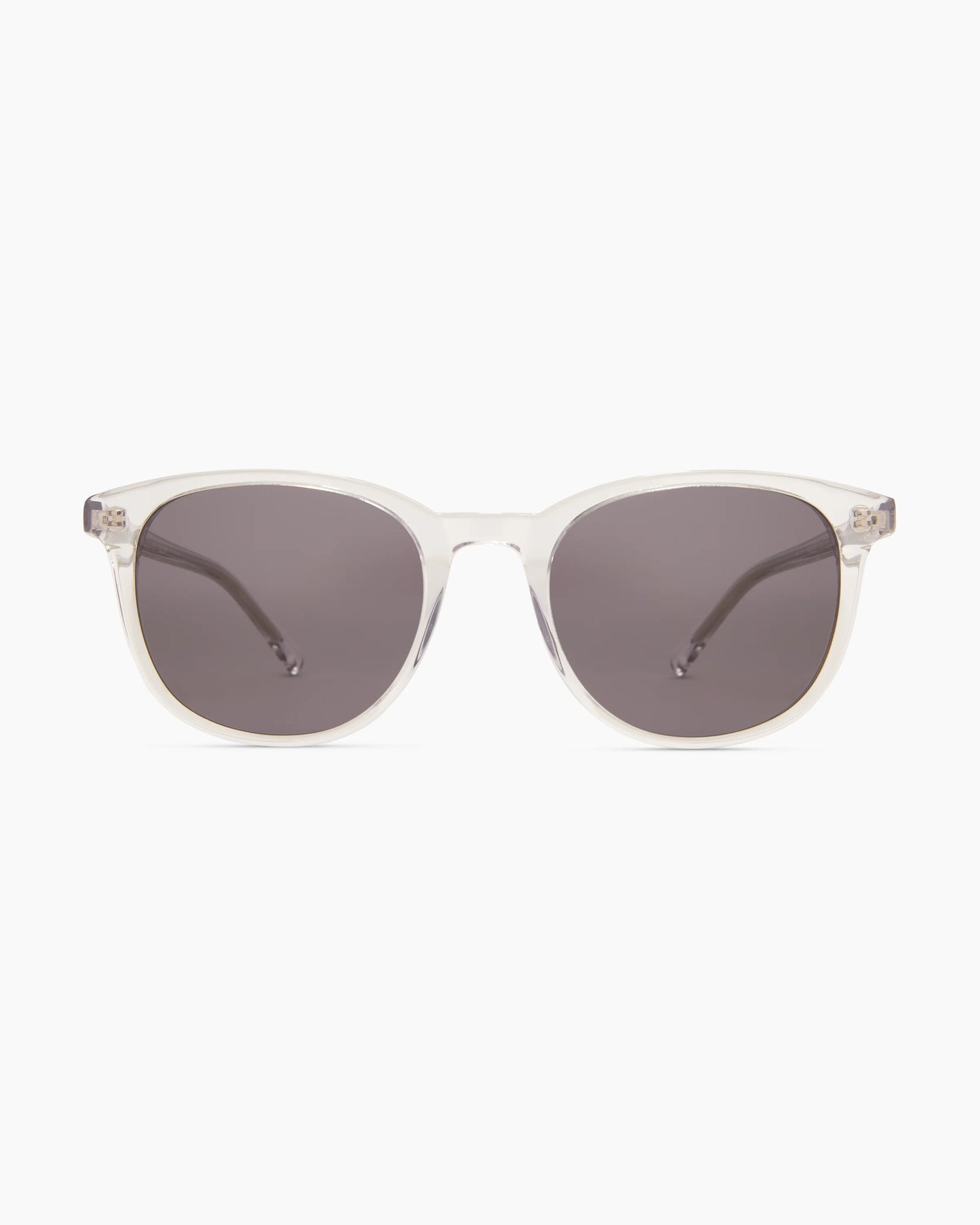 Charlie Polarized Acetate Sunglasses - Standard / Clear with Grey lens
