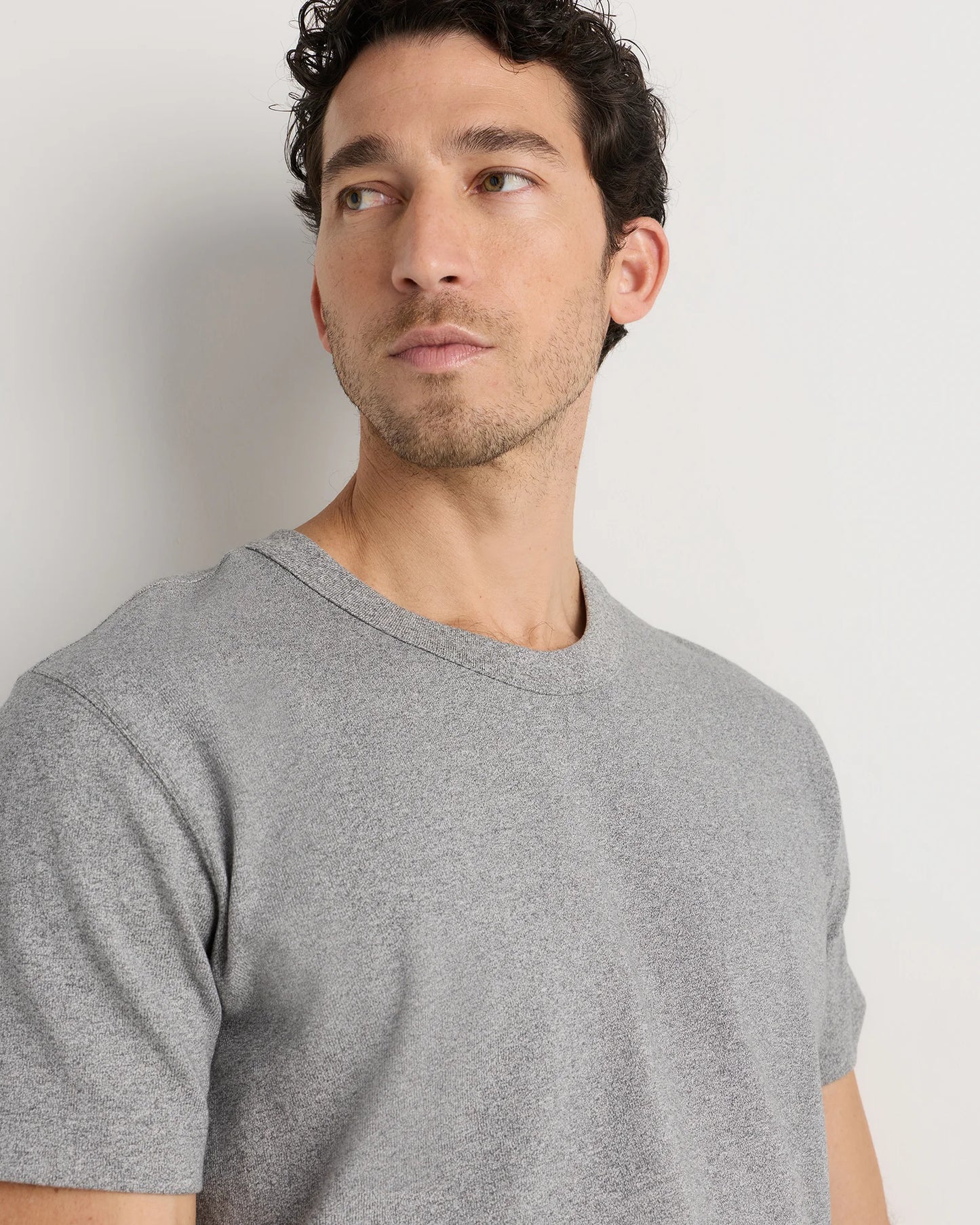 100% Organic Cotton Heavyweight Tee - XS / Natural