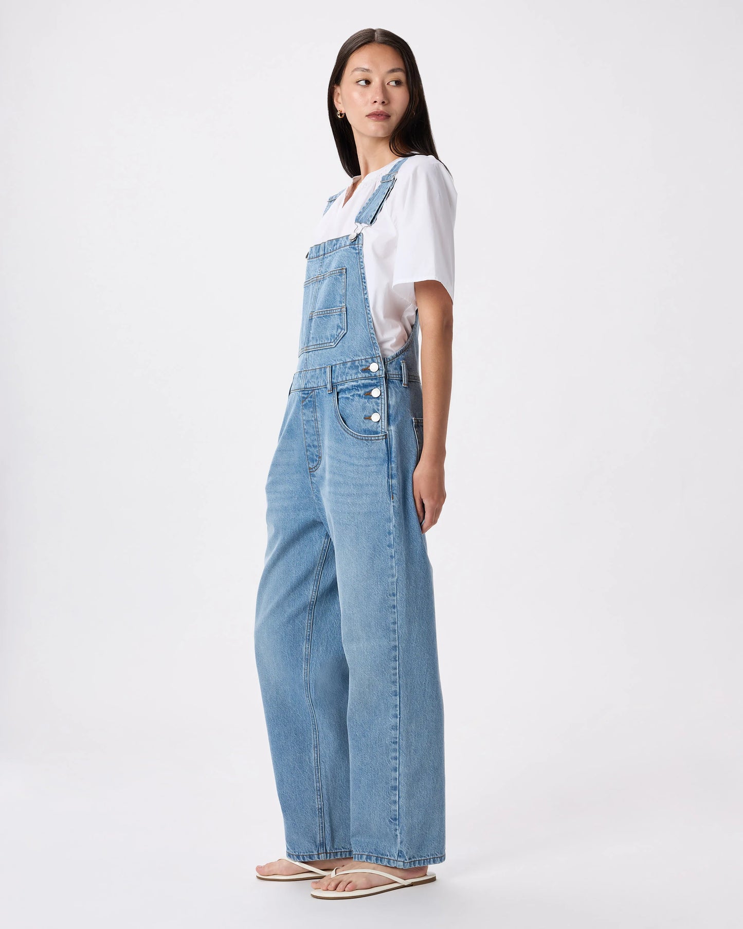 100% Organic Denim Overalls - XS / Mascara Black