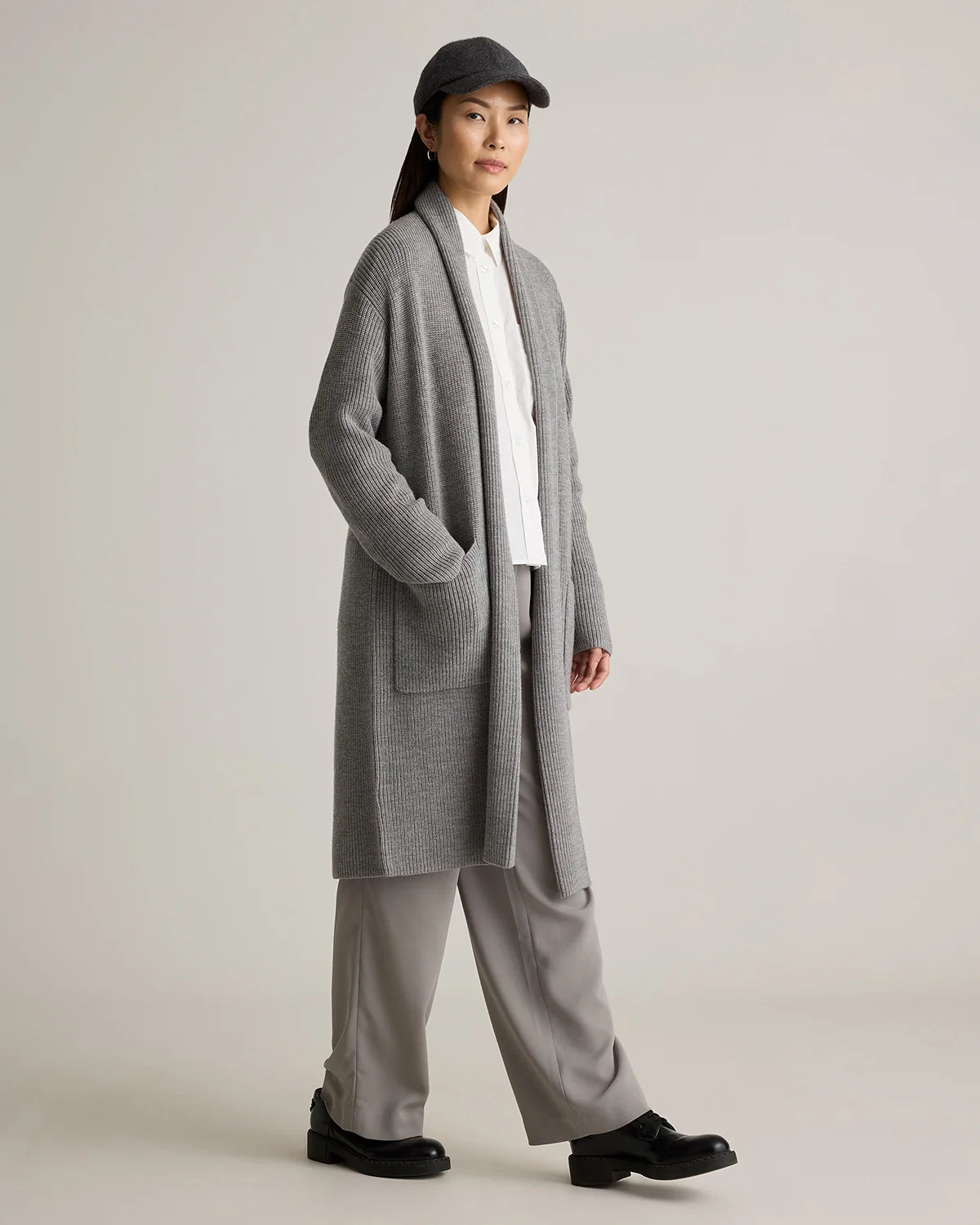 Australian Merino Wool Duster Cardigan - XS / Malted Toffee