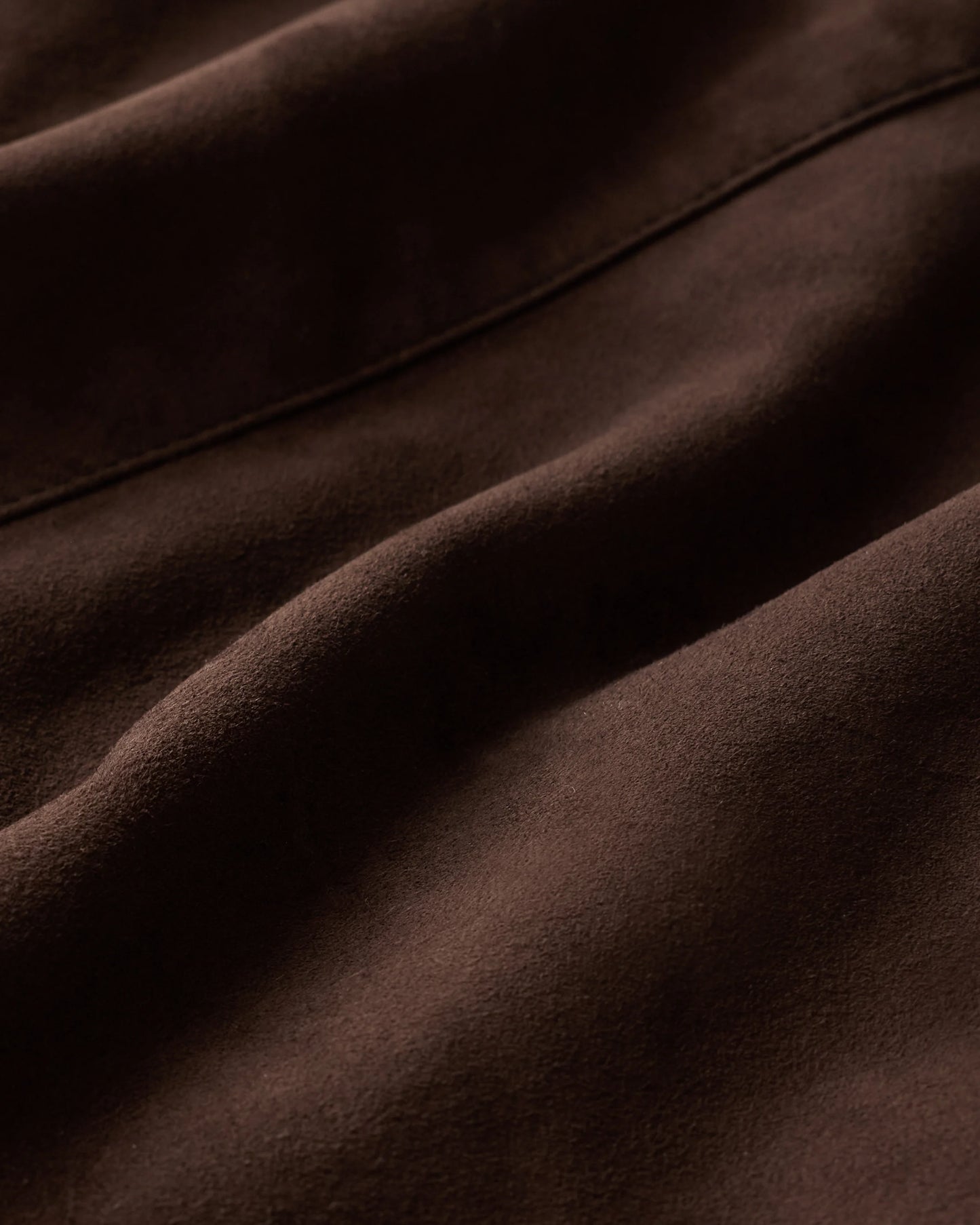 100% Suede Café Racer Jacket - S / Pecan Brown