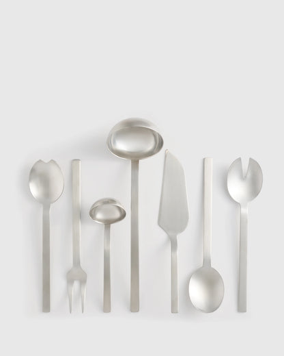 Stile 7-Pc Serving Utensil Set by Mepra - One Size / Polished Stainless Steel