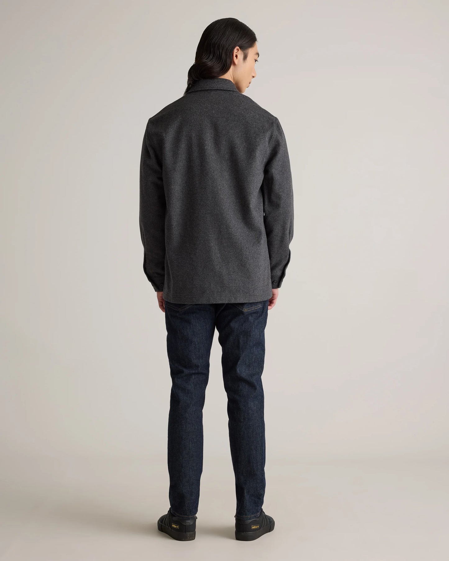 Italian Wool Overshirt - XXXL / Black