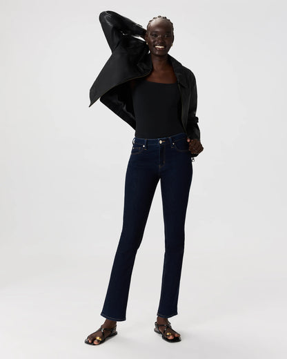 Luna Stretch Slim Straight Jeans - 24 / Black