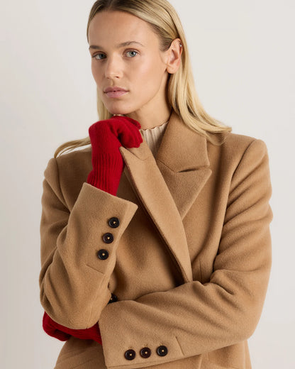 Mongolian Cashmere Gloves - One Size / True Navy