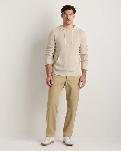 Organic Cotton Cashmere Waffle Hoodie - S / Bayberry Olive