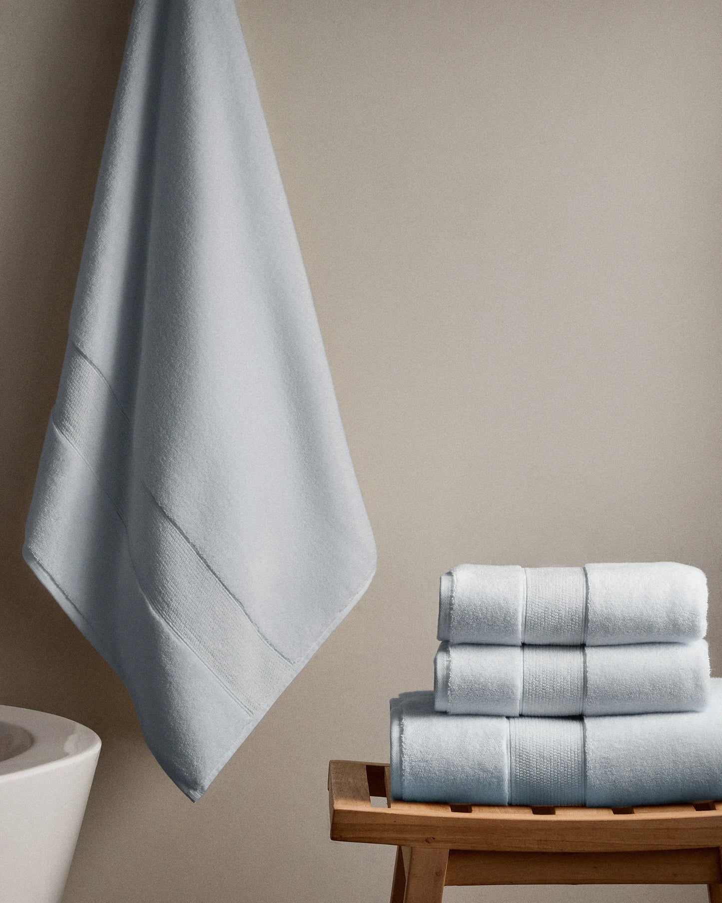 Classic Organic Turkish Cotton Bath Bundle (4 pieces) - One Size / White