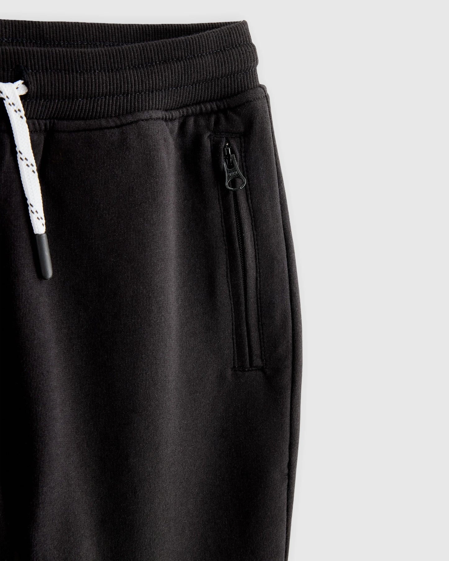 Organic Cotton French Terry Reinforced Knee Slim Jogger - 6 / Navy