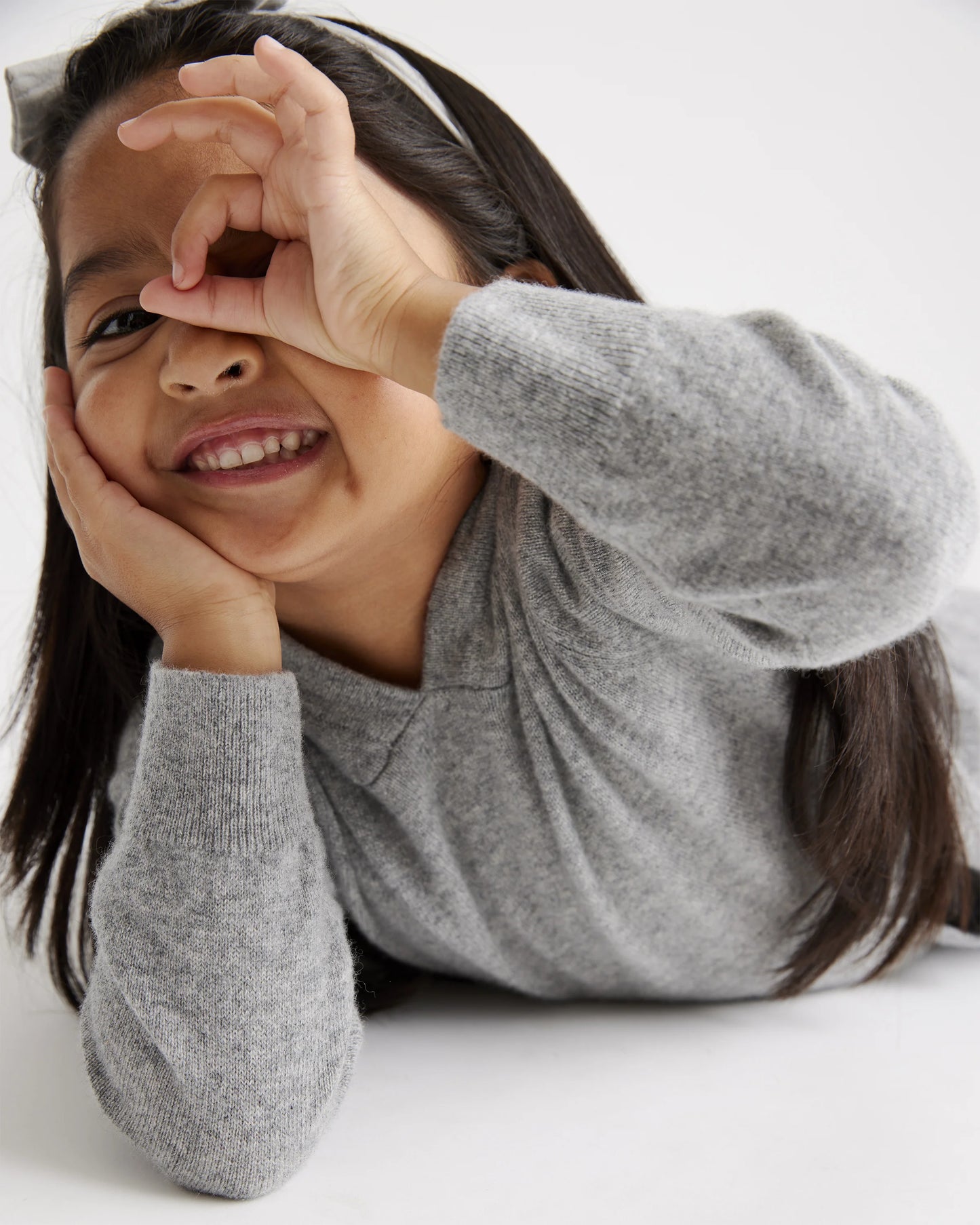 Washable Cashmere Hoodie - 2T / Oatmeal