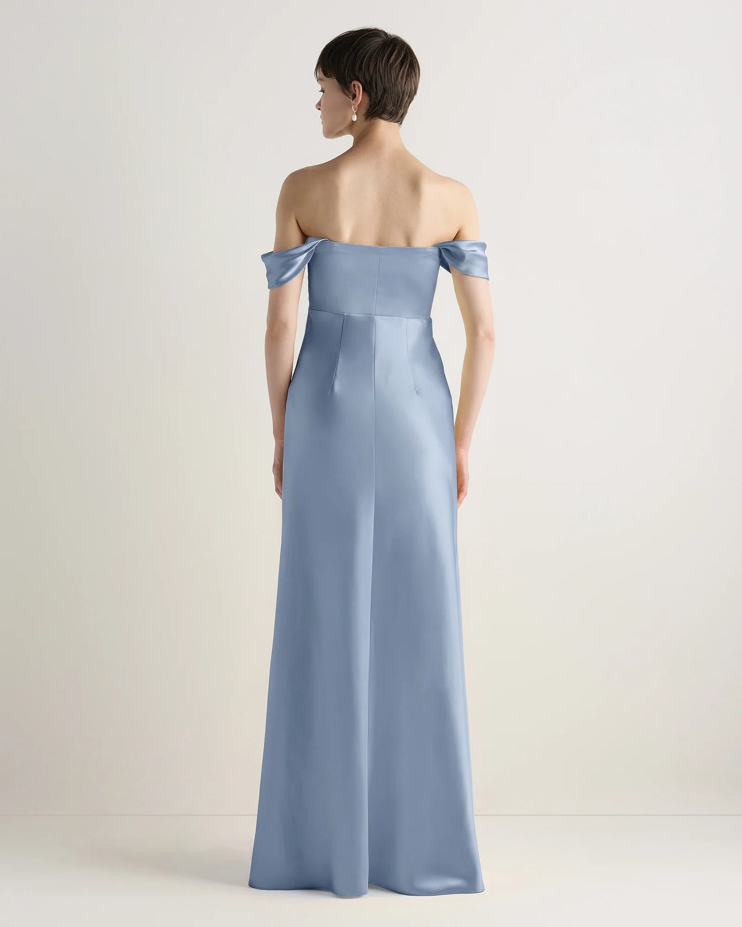 Aurora Stretch Satin Convertible Dress - 0 / Garden Sage Green