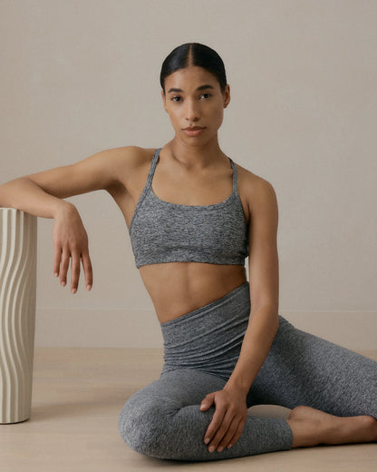 Ultra-Soft High-Rise Pocket Legging - XS / Heather Espresso