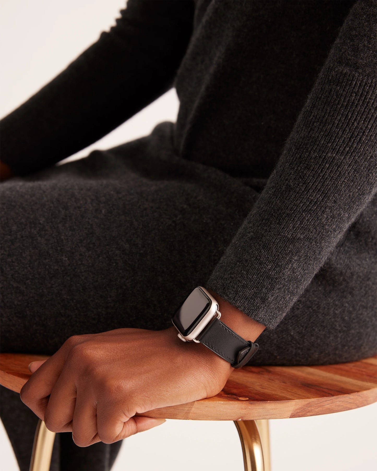 Leather Smartwatch Band - 38mm - 42mm / Cognac