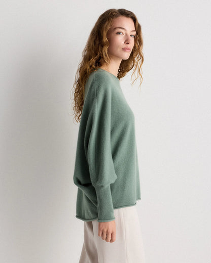 Mongolian Cashmere Batwing Sweater - S/M / Black