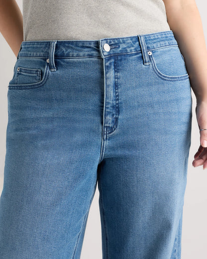 Bella Stretch Wide Leg Jeans - 33 / Midnight Blue
