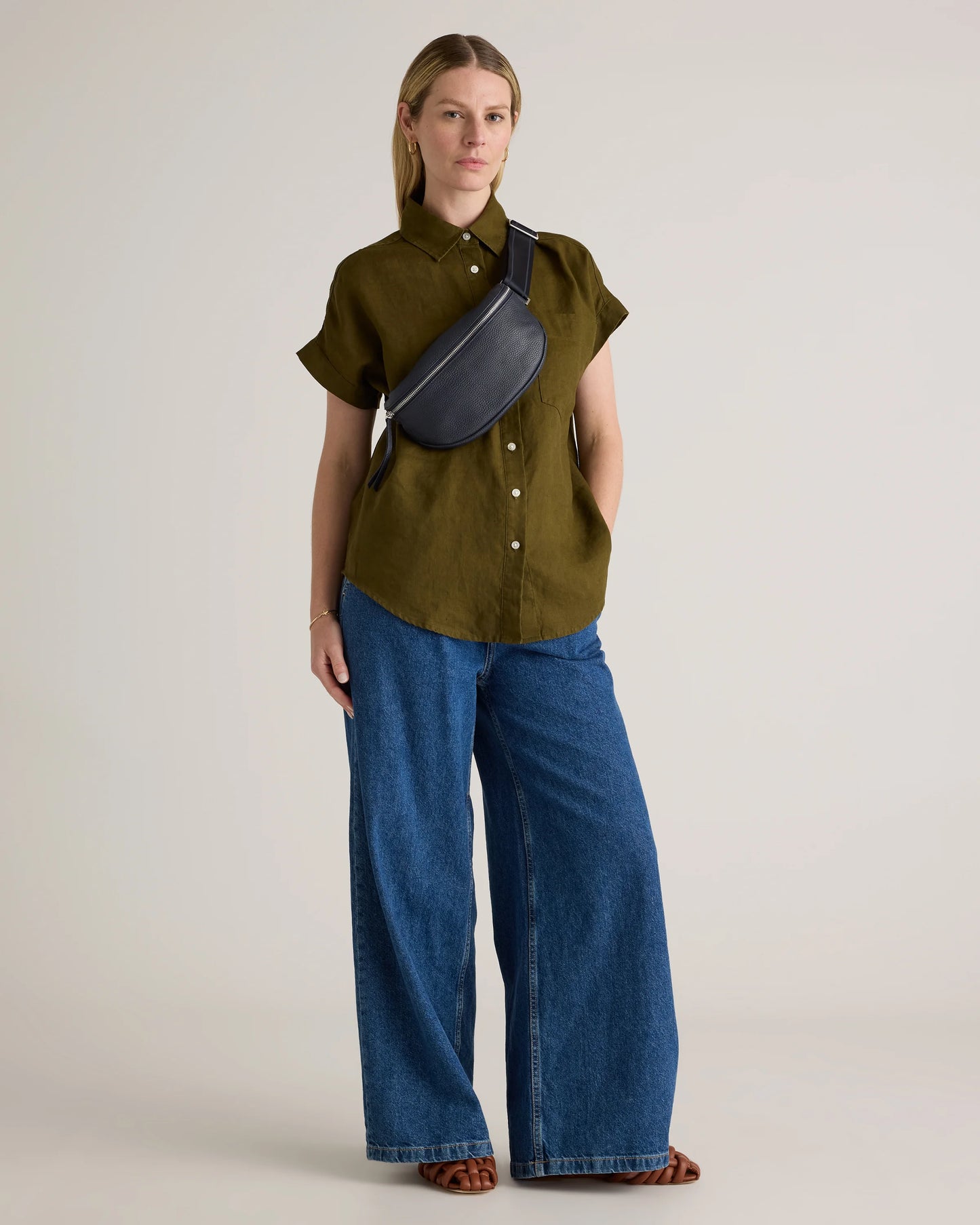 Quinn Sling Bag - One Size / Cognac