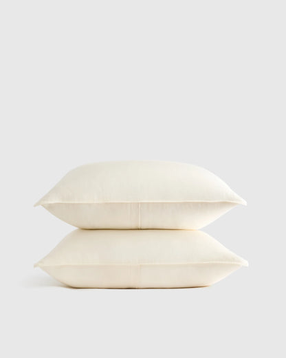 Bamboo Sham Set - Standard / White