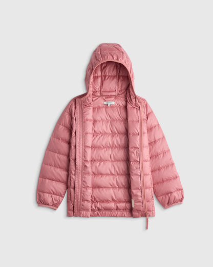 Lightweight Down Hooded Puffer Jacket - 6 / Blue Moon