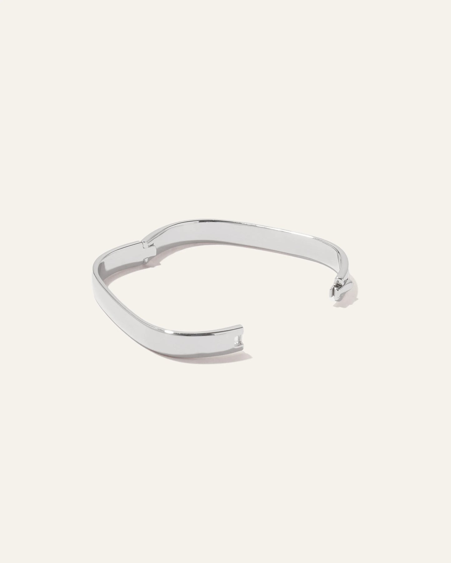 Rectangular Bangle - One Size / Sterling Silver