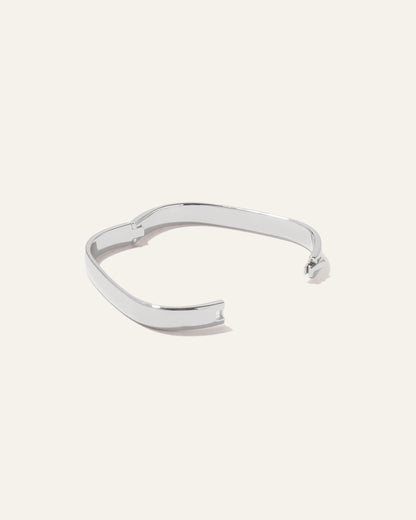 Rectangular Bangle - One Size / Sterling Silver