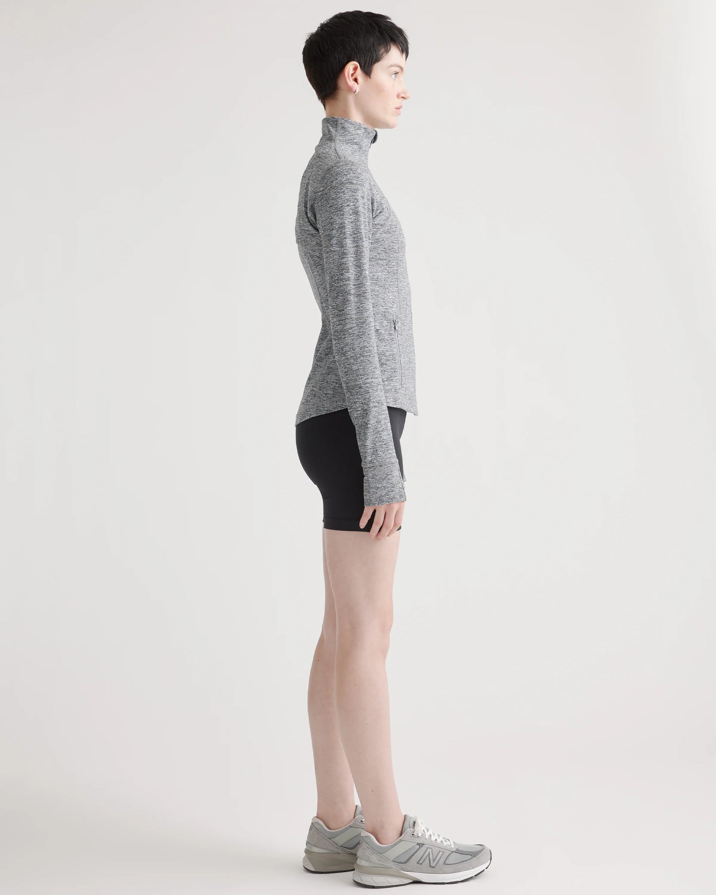 Ultra-Soft Slim Fit Jacket - XS / Heather Grey