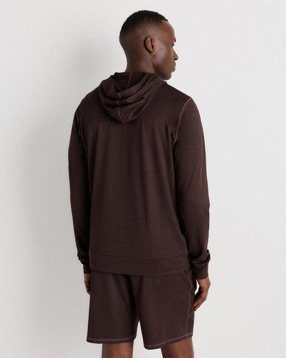 Flowknit Performance Hoodie - XS / Heather Coffee Bean Brown