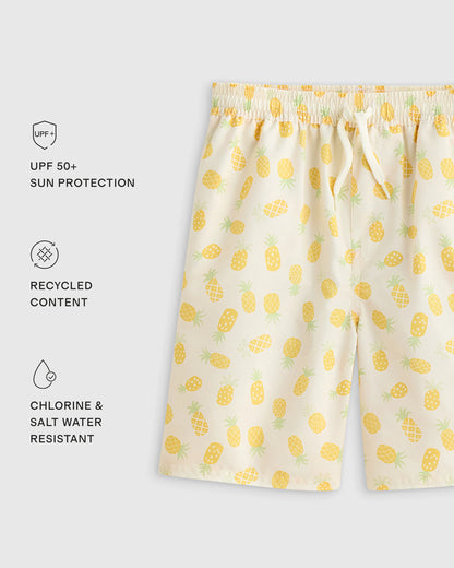 Swim Trunk - 6 / Wavy Fish