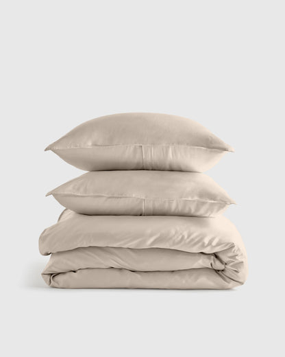 Bamboo Duvet Cover Set - Twin / Sand