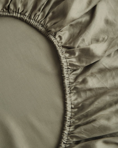 Signature Giza Cotton Sateen Sheet Set - Twin / Espresso