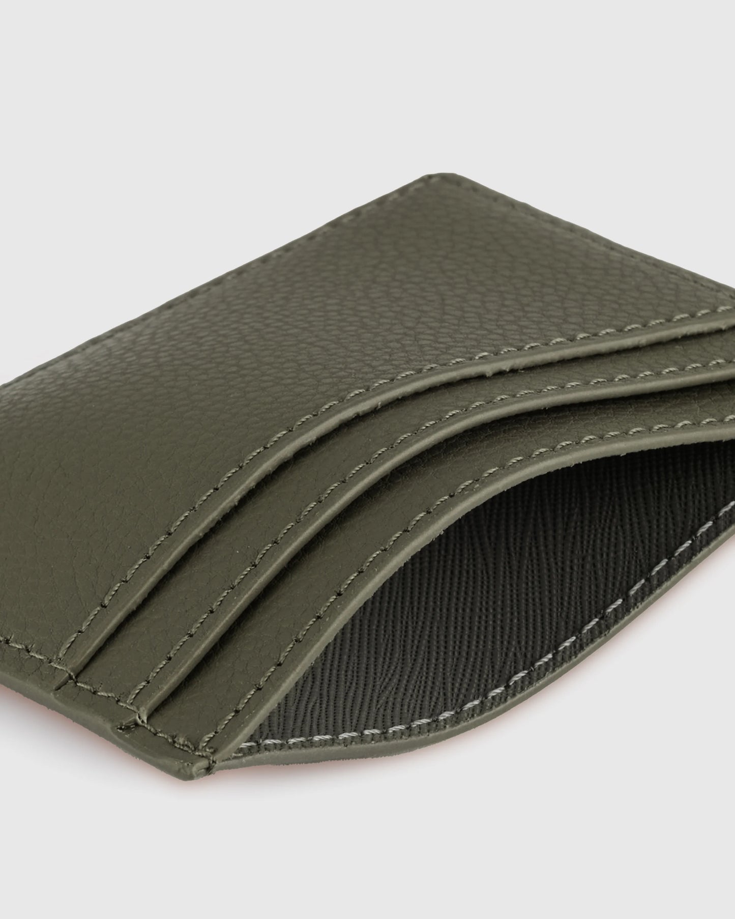 Adeline Slim Card Case - One Size / Olive