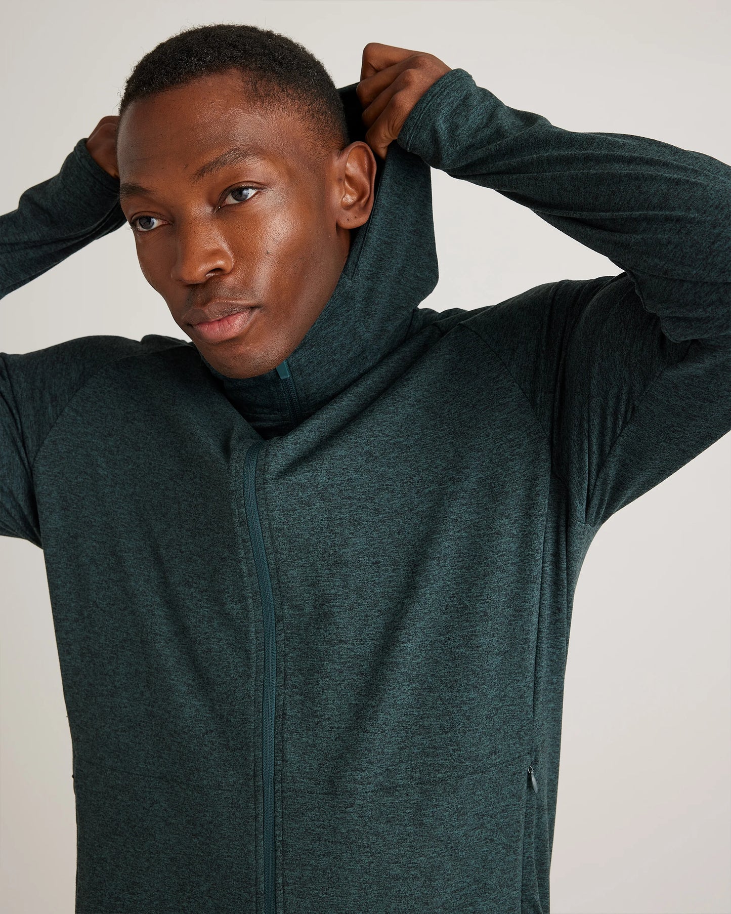 Flowknit Performance Zip Hoodie - S / Heather Grey