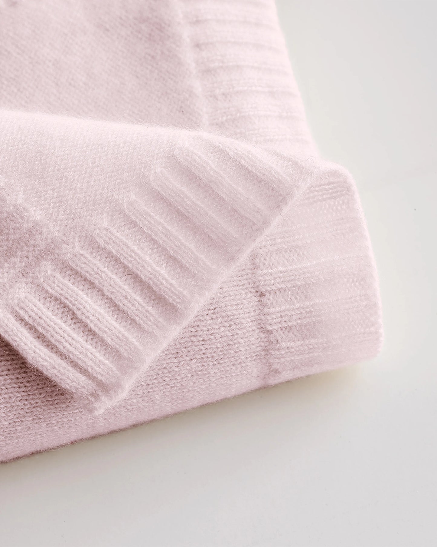 Mongolian Cashmere Luxe Knit Baby Blanket - One Size / True Navy