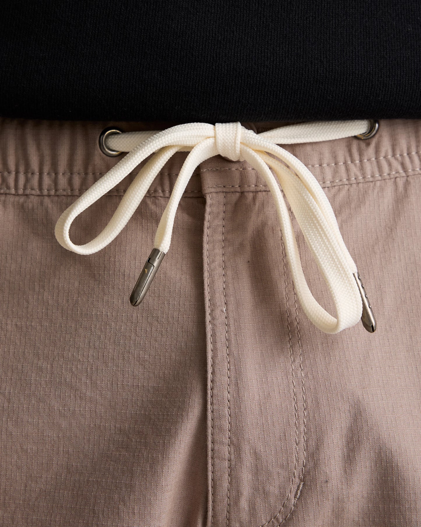 Organic Stretch Ripstop Shorts - 10" - S / Morel Grey