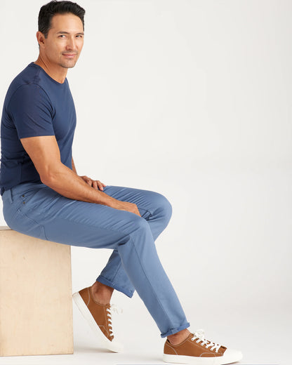 Comfort Stretch Traveler 5-Pocket Pants - Straight - 28X30 / Military Olive