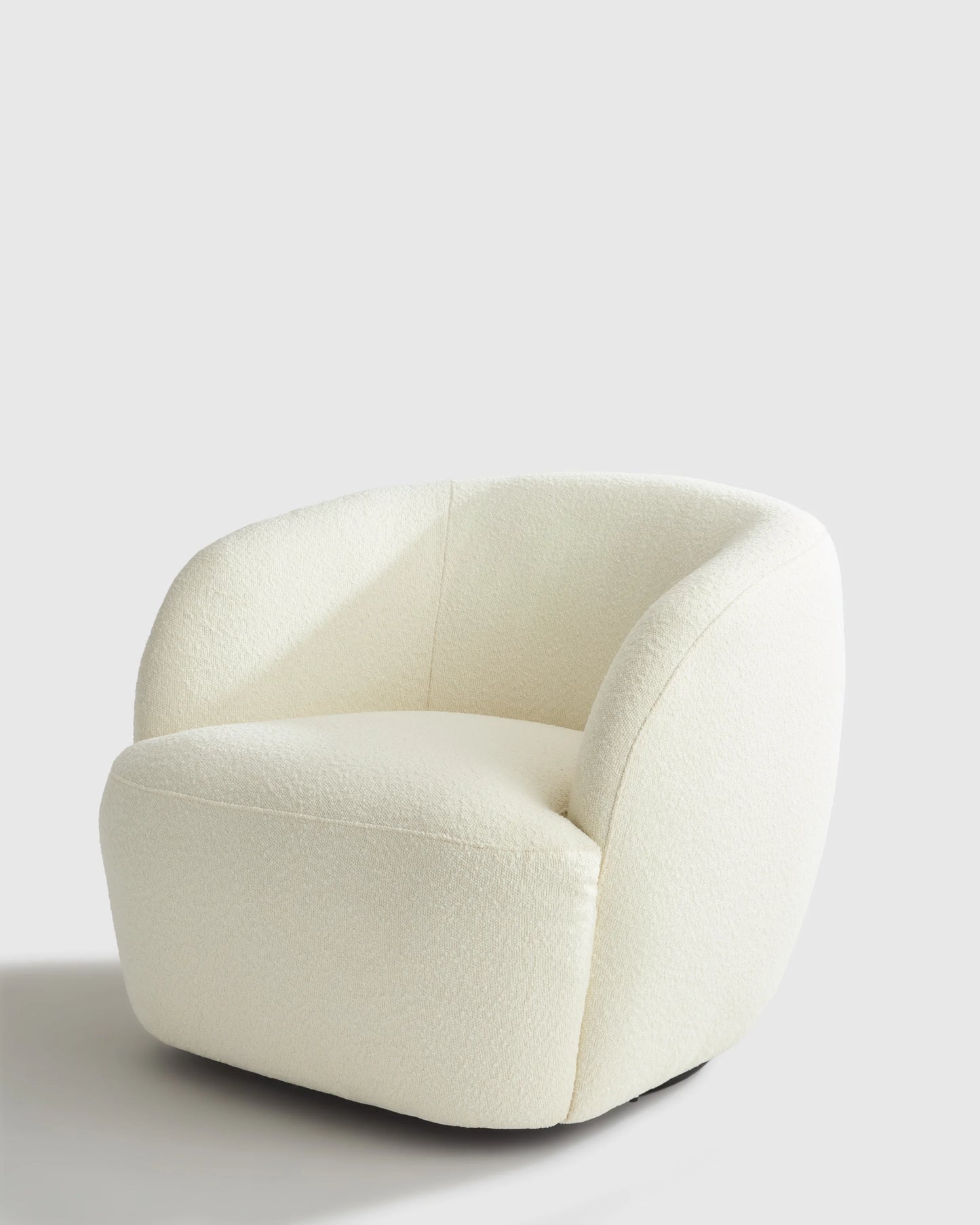 Performance Boucle Swivel Chair - One Size / Mocha Fog