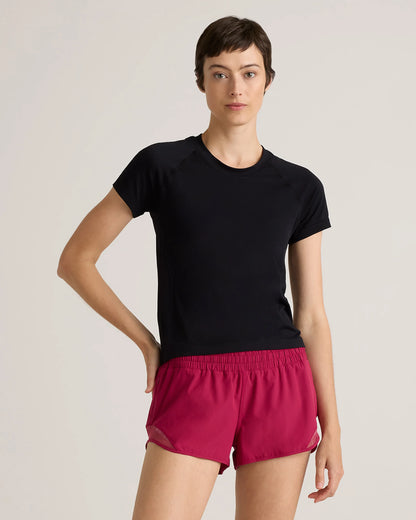 Seamless Waist-Length Tee - XS / Azul Blue