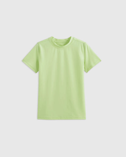 Short Sleeve Rash Guard Top - 6 / Coral Orange